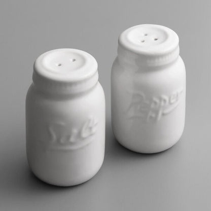 2 oz. Ceramic Mason Jar Salt & Pepper Shaker – item 124CMSP