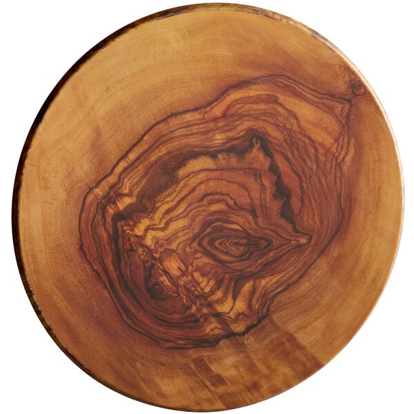 American Serving Board / Charger - Faux Olive Wood – item 124OWM14 image 2