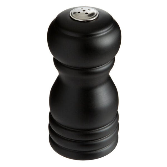 Acopa 4" Matte Wooden Salt Shaker – item 176PSS04BK