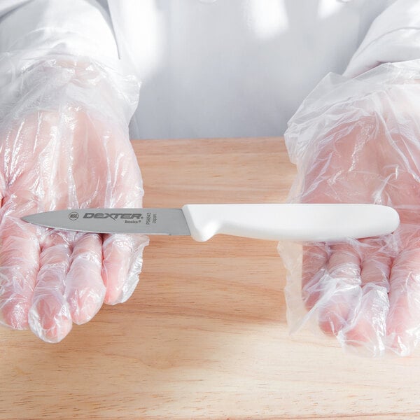 Dexter-Russell 31611 Basics 3" White Straight Paring Knife – item 21031611 image 2