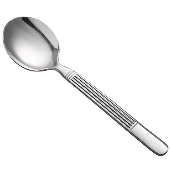 Oneida Athena B986SBLF 6 3/4" Heavy Bouillon Spoon – item 356B986SBLF image 2