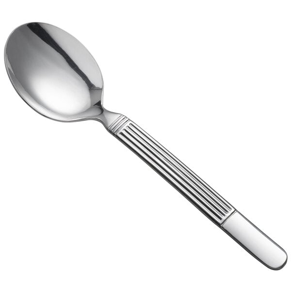 Oneida Athena B986SDEF 7 1/4" Oval Bowl Soup / Dessert Spoon – item 356B986SDEF image 2