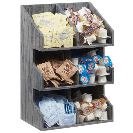 Ashwood Condiment Display w/ Bin Fronts - 10 1/2" x 6 1/2" – item 211205483