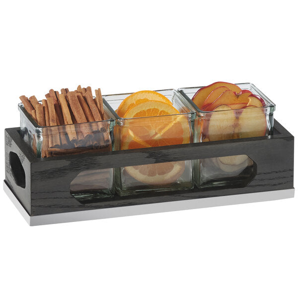 Cal-Mil Cinderwood Three Jar Condiment Organizer – item 211380687