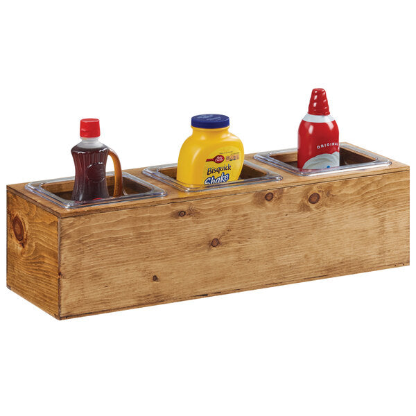 Mader Condiment Station 1/6 Size Pan Unit - 11 3/4" x 7 1/2" – item 2113837399