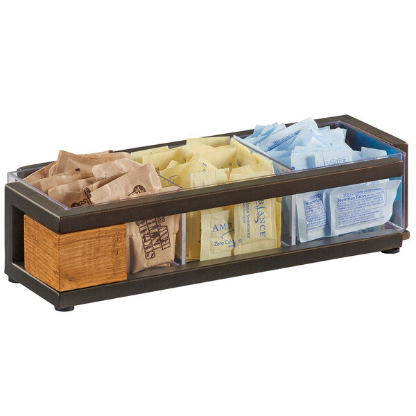 Cal-Mil Sierra 3-Section Condiment Organizer - 12 3/4" x 5" – item 211392684