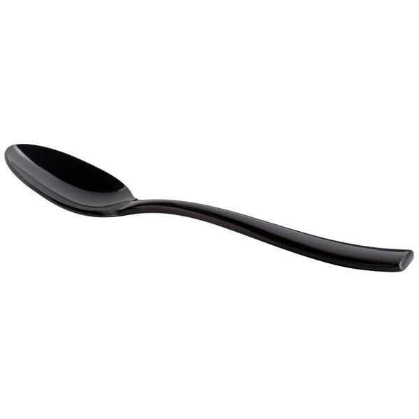 Bon Chef S3003B Manhattan 7 3/4" Black Soup / Dessert Spoon – item 201S3003B