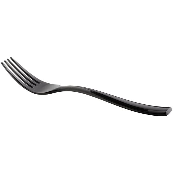 Bon Chef S3007B Manhattan 6 3/4" X-Heavy Black Salad Fork – item 201S3007B
