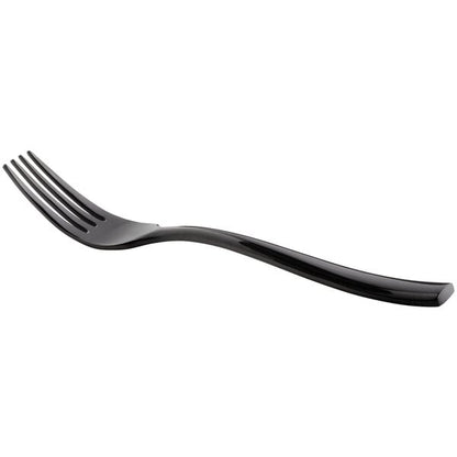 Bon Chef S3007B Manhattan 6 3/4" X-Heavy Black Salad Fork – item 201S3007B