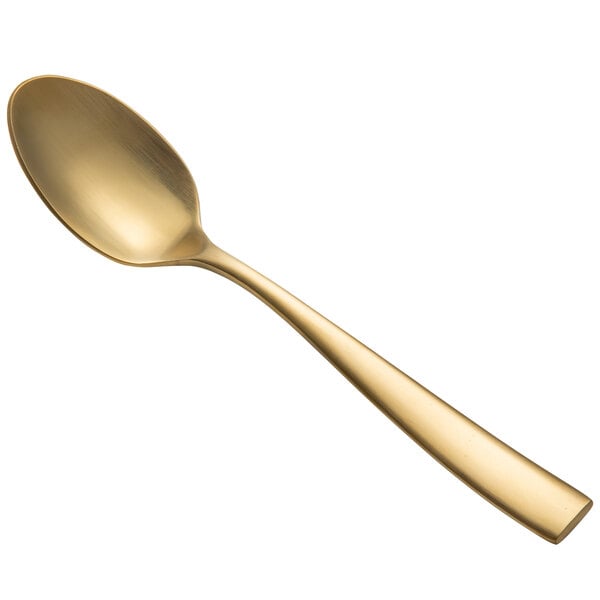 Bon Chef S3000G Manhattan 6 1/2" X-Heavy Gold Teaspoon – item 201S3000G image 2