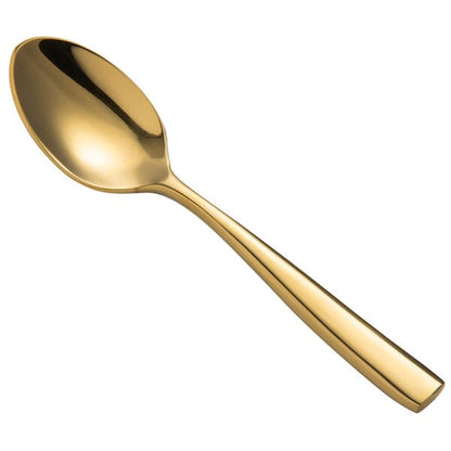 Bon Chef S3016G Manhattan 4 7/8" Gold Demitasse Spoon – item 201S3016G image 2