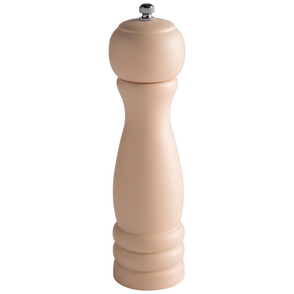 Acopa 8" Matte Cream Wooden Salt / Pepper Mill – item 176PM08CRM