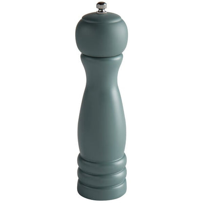 Acopa 8" Matte Steel Blue Wooden Salt / Pepper Mill – item 176PM08SB