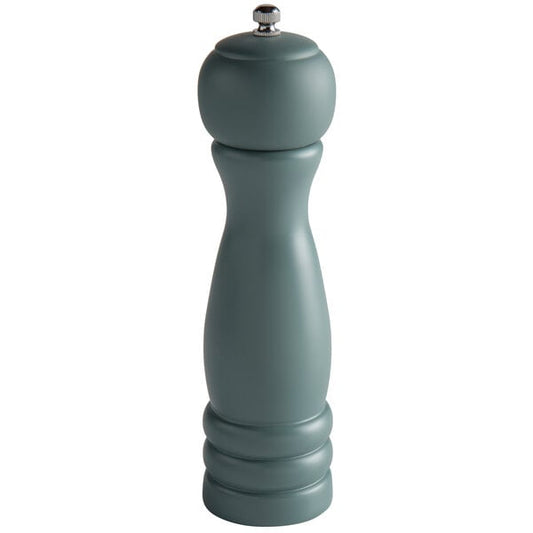 Acopa 8" Matte Steel Blue Wooden Salt / Pepper Mill – item 176PM08SB