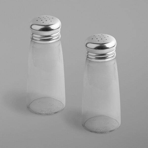 Tablecraft 132S&P-2 3 oz. Round Salt & Pepper Shaker w/ Top – item 808132SP2DZ