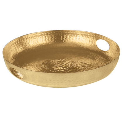 American Metalcraft 16" Hammered Aluminum Serving Tray – item 124ATHG16
