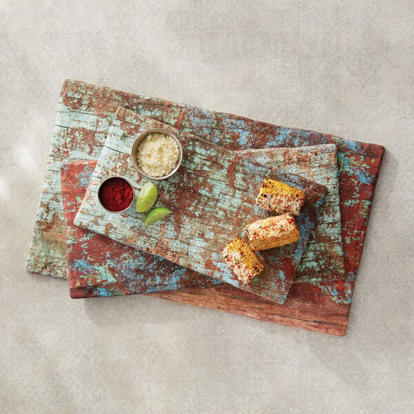 American Metalcraft 14 1/4" x 8" Faux Serving Board – item 124RM147