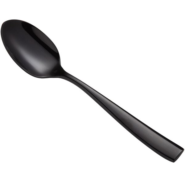 Bon Chef S3000B Manhattan 6 1/2" X-Heavy Black Teaspoon – item 201S3000B image 2