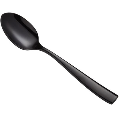 Bon Chef S3000B Manhattan 6 1/2" X-Heavy Black Teaspoon – item 201S3000B image 2