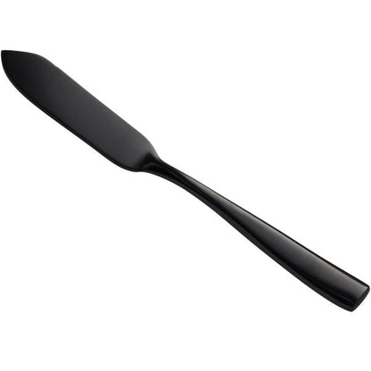 Bon Chef S3010B Manhattan 6 1/4" X-Heavy Black Butter Knife – item 201S3010B image 2