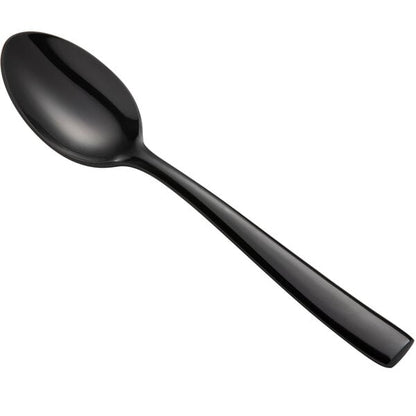 Bon Chef S3003B Manhattan 7 3/4" Black Soup / Dessert Spoon – item 201S3003B image 2