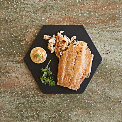 Epicurean -0908HEX02 9" x 8" Slate Richlite Serving Board – item 3530200908HX