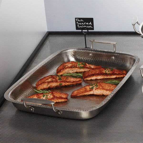 American Metalcraft 21" x 14" Stainless Display Tray – item 124THRC21 image 2
