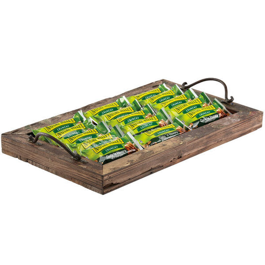 GET Reclaimed Wood Serving Tray w/ Metal Handles – item 375WB1912RWB