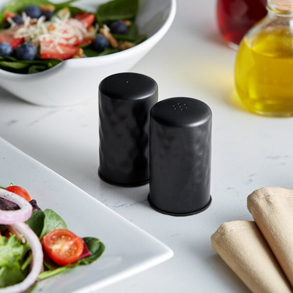 2 oz. Hammered Finish Salt & Pepper Shaker – item 124BHSP2 image 2