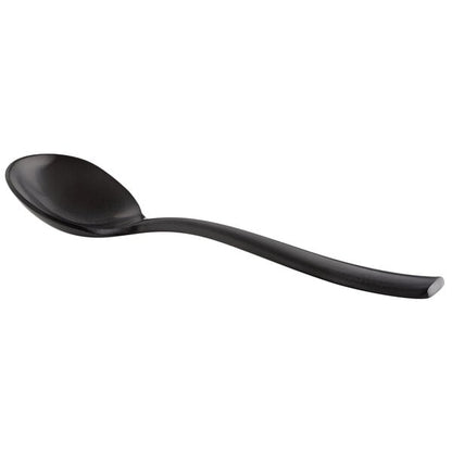 Bon Chef S3001BM Manhattan 6 3/8" Matte Black Bouillon Spoon – item 201S3001BM