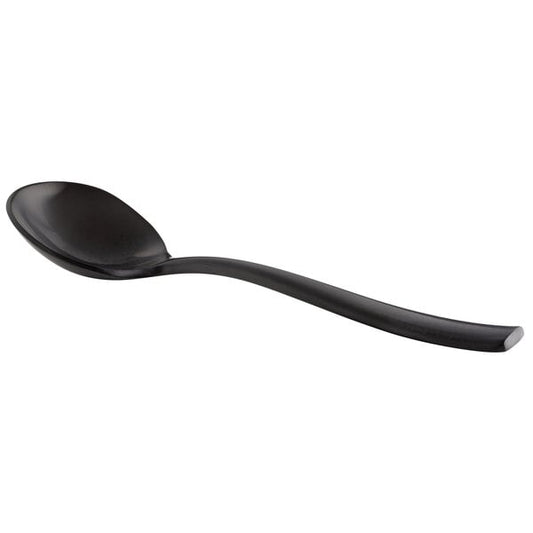 Bon Chef S3001BM Manhattan 6 3/8" Matte Black Bouillon Spoon – item 201S3001BM
