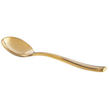 Bon Chef S3001GM Manhattan 6 3/8" Matte Gold Bouillon Spoon – item 201S3001GM