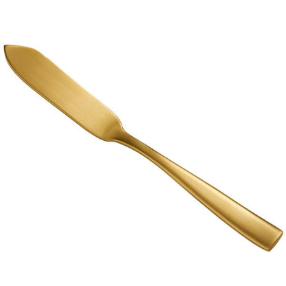 Bon Chef S3010GM Manhattan 6 1/4" Matte Gold Butter Knife – item 201S3010GM image 2