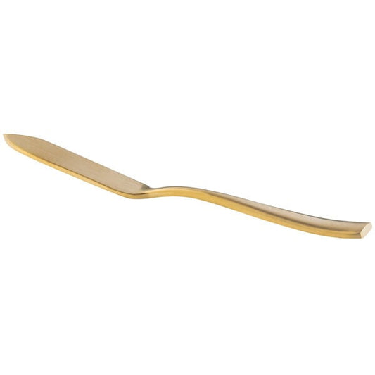 Bon Chef S3010GM Manhattan 6 1/4" Matte Gold Butter Knife – item 201S3010GM