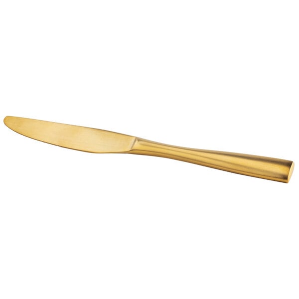 Bon Chef S3011GM Manhattan 9" Matte Gold Dinner Knife – item 201S3011GM