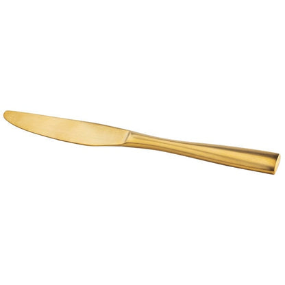 Bon Chef S3011GM Manhattan 9" Matte Gold Dinner Knife – item 201S3011GM