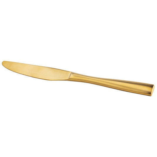 Bon Chef S3011GM Manhattan 9" Matte Gold Dinner Knife – item 201S3011GM