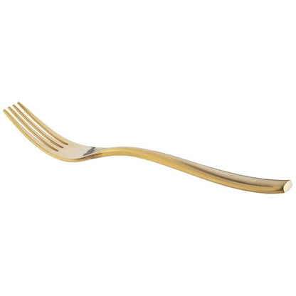 Bon Chef S3007GM Manhattan 6 3/4" Matte Gold Salad Fork – item 201S3007GM