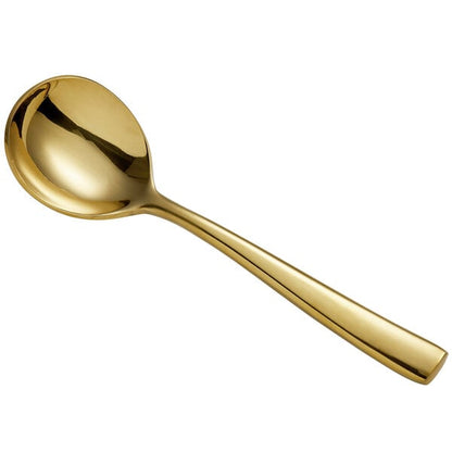 Bon Chef S3001G Manhattan 6 3/8" X-Heavy Gold Bouillon Spoon – item 201S3001G image 2