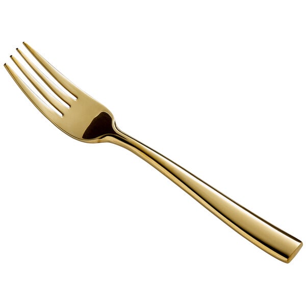 Bon Chef S3007G Manhattan 6 3/4" X-Heavy Gold Salad Fork – item 201S3007G image 2