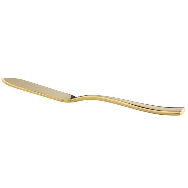 Bon Chef S3010G Manhattan 6 1/4" X-Heavy Gold Butter Knife – item 201S3010G