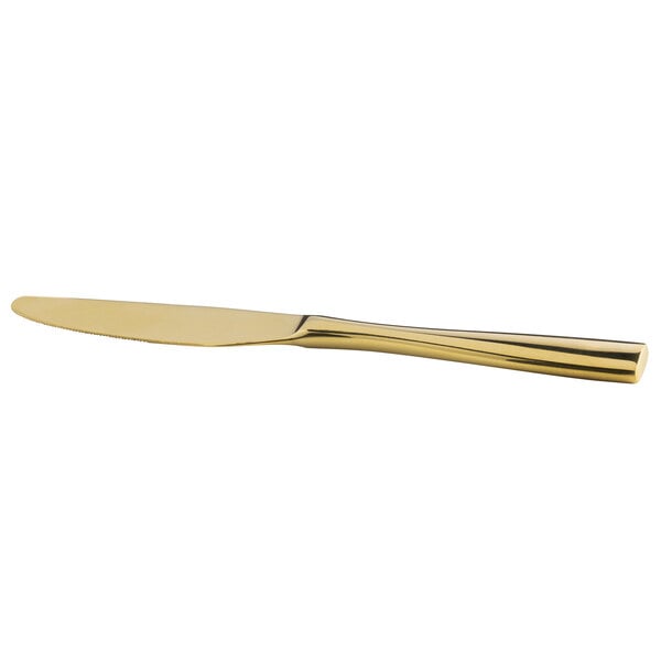 Bon Chef S3011G Manhattan 9" X-Heavy Gold Dinner Knife – item 201S3011G