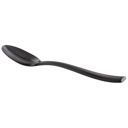 Bon Chef S3003BM Manhattan 7 3/4" Matte Black Dessert Spoon – item 201S3003BM