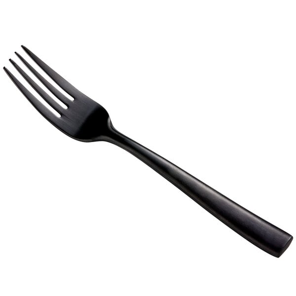 Bon Chef S3007BM Manhattan 6 3/4" Matte Black Salad Fork – item 201S3007BM image 2