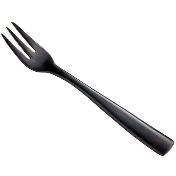 Bon Chef S3008BM Manhattan 5 3/8" Matte Black Cocktail Fork – item 201S3008BM image 2