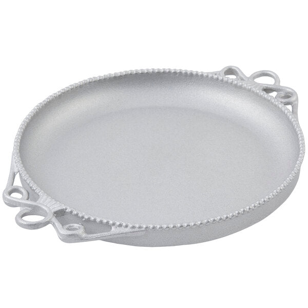 Bon Chef 2107P Bolero 16" Pewter-Glo Cast Serving Platter – item 2012107PG