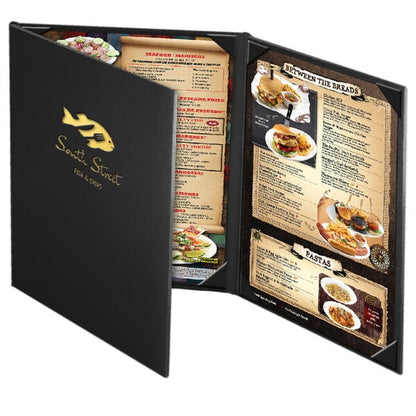 Chadwick Collection 8 1/2" x 11" Customizable Menu Cover – item 659CD930C