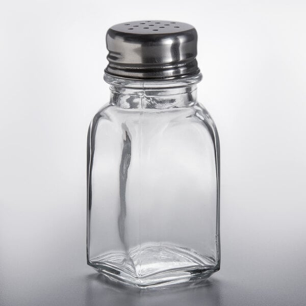 Anchor Hocking 90079 2 oz. Square Base Salt & Pepper Shaker – item 55090079