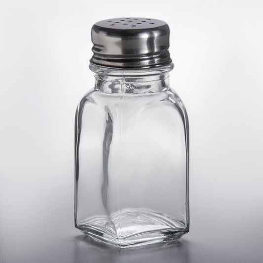 Anchor Hocking 90079 2 oz. Square Base Salt & Pepper Shaker – item 55090079