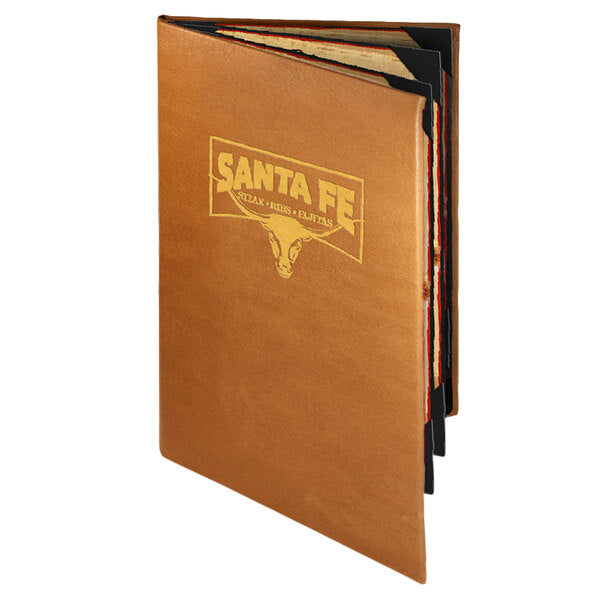 Bella Collection 5 1/2" x 11" Customizable Soft Menu Cover – item 659BEL60B